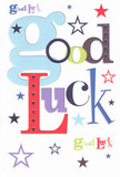 With spirited enthusiasm, this good luck card springs from the talented hands of the Beddington community-a celebration in print as cheerful as spring blooms by the River Wandle's edge. Playful, oversized letters in pastel blue intertwine with vibrant splashes of crimson, lush moss, and velvety purple, each chosen for balance and warmth. The design comes alive with lively bursts of navy, lilac, and sunny lemon-lime stars that scatter joyfully over the pristine white surface, evoking dreams and possibilities that stretch from Croydon Road to the heart of Beddington Park. The smooth card invites gentle touch, its quality palpable and satisfying, much like the elegant finishes of a locally sourced floral arrangement. It's the card you'd quietly press into a friend's palm before a milestone-offering not just luck, but the enduring optimism and heartfelt encouragement of those who call Beddington home.